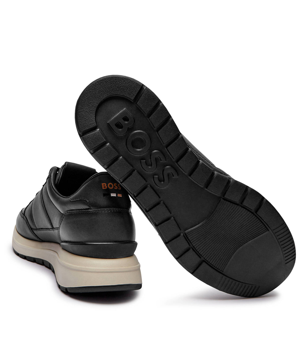 Кожаные кроссовки Jace_Runn_bu BOSS BLACK - темно-синий(50529502)