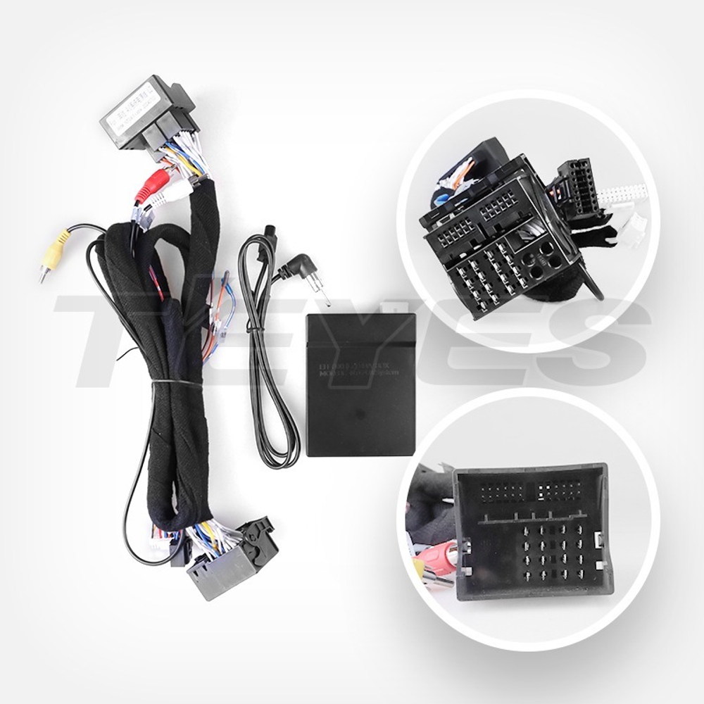 Магнитола Mercedes-Benz GLK X204 2008-2012 NTG 4.0 - Teyes CC3-2K-360 монитор 9.5" 2K QLED на Android 10, 6Гб+128Гб, CarPlay, 4G SIM-слот, 4 камеры в комплекте