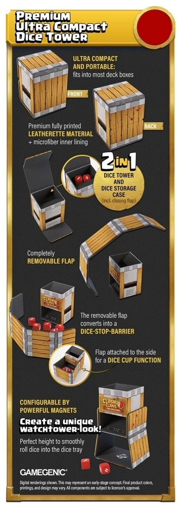 [Предзаказ] Premium Double-Sided Magnetic Dice Tray