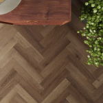 LVT плитка Invictus Maximus Herringbone Highland Oak Chocolate