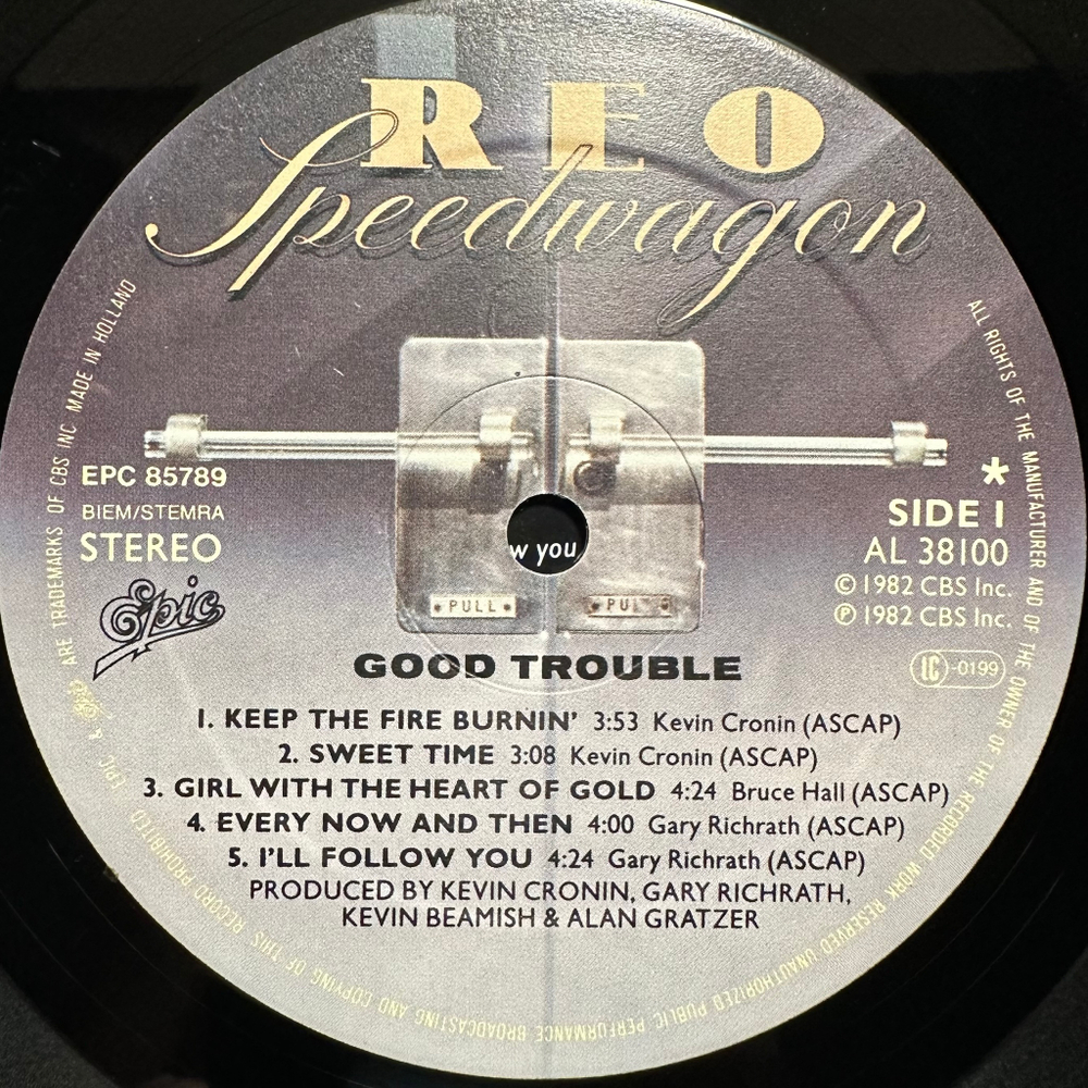 REO Speedwagon - Good Trouble (Голландия 1982г.)