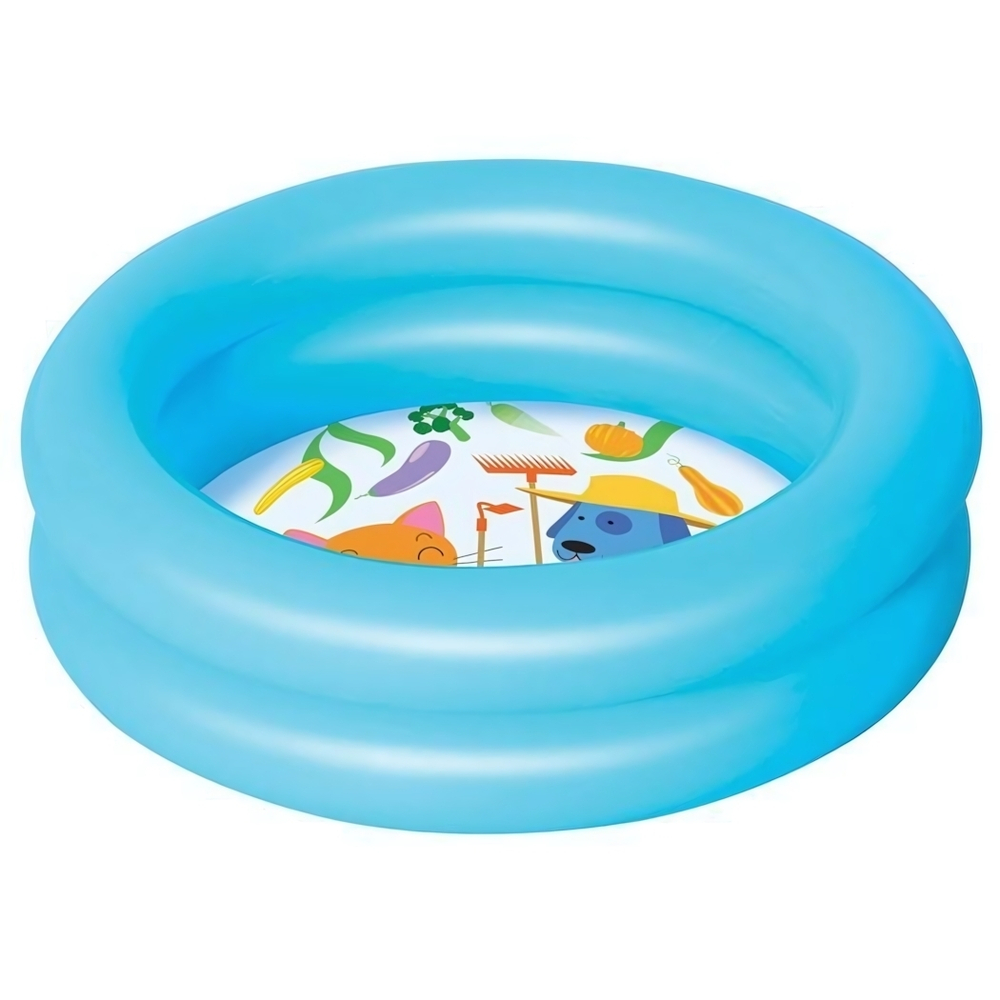 Бассейн круглый детский РАУНД-2 61см*15см (BESTWAY)