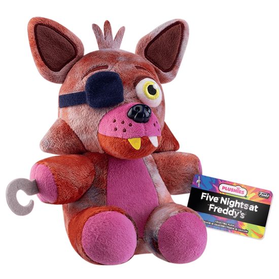 Фигурка плюшевая Funko Plush FNAF TieDye Foxy, 18 см / Плюшевая игрушка по мотивам игры "Five Nights at Freddys" Фокси, 18 см
