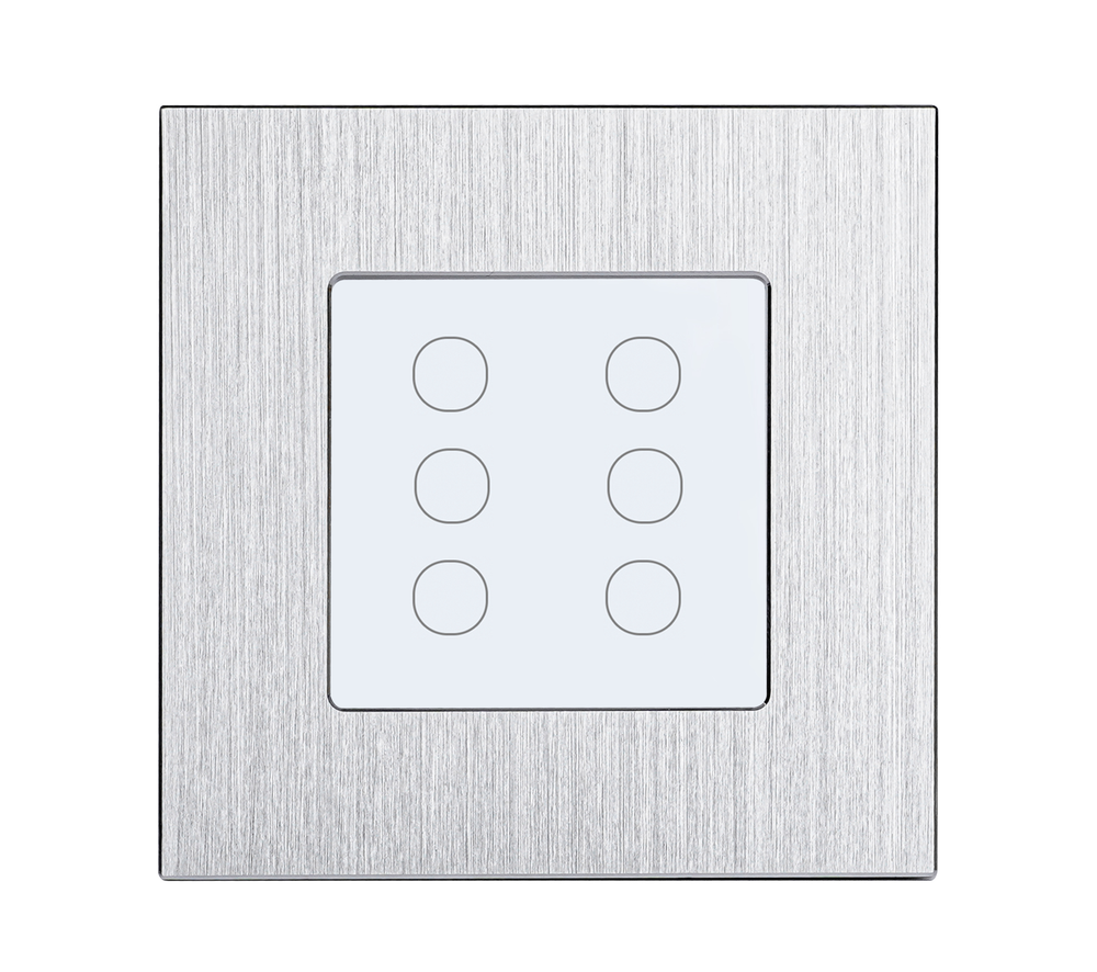 Стеклянная панель для рамки 6KL-WT 47*47мм БЕЛЫЙ