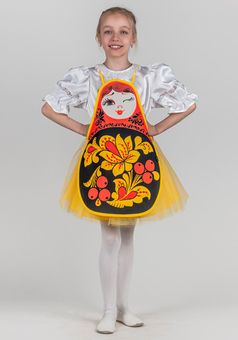 Как сделать для девочки костюм матрешки на детский праздник?