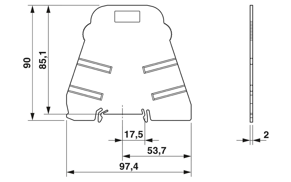 2966841 - PLC-ATP BK - Разделительная пластина
