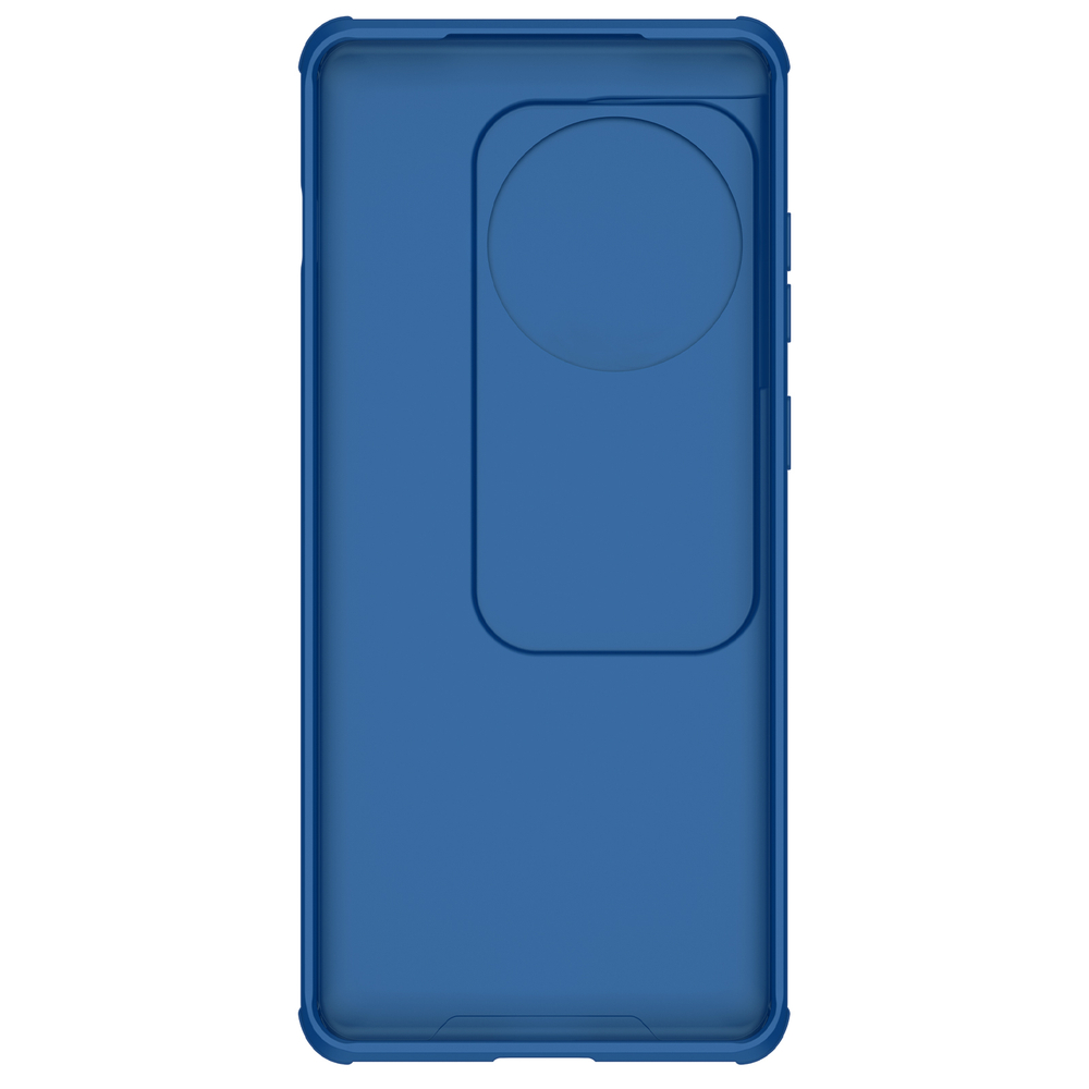 Чехол синего цвета с защитной шторкой для камеры от Nillkin на OnePlus Ace 2 Pro, серия CamShield Pro Case
