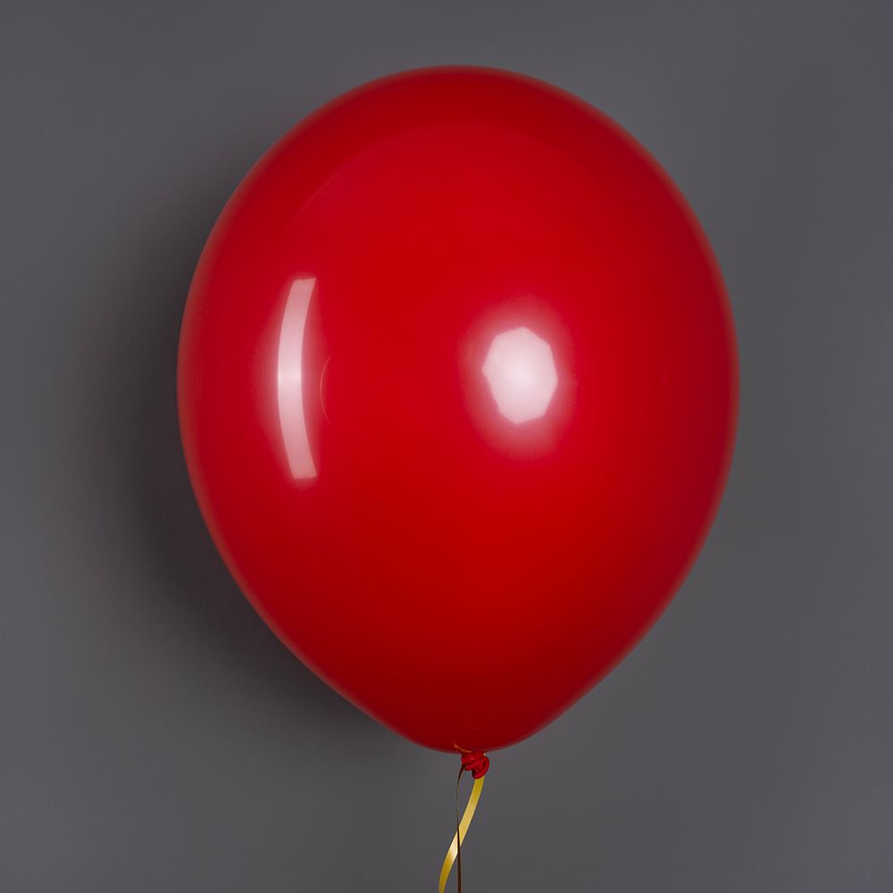 Шар (12''/30 см) Королевский красный, пастель, 100 шт.