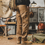 Мужские винтажные брюки-карго в американском стиле