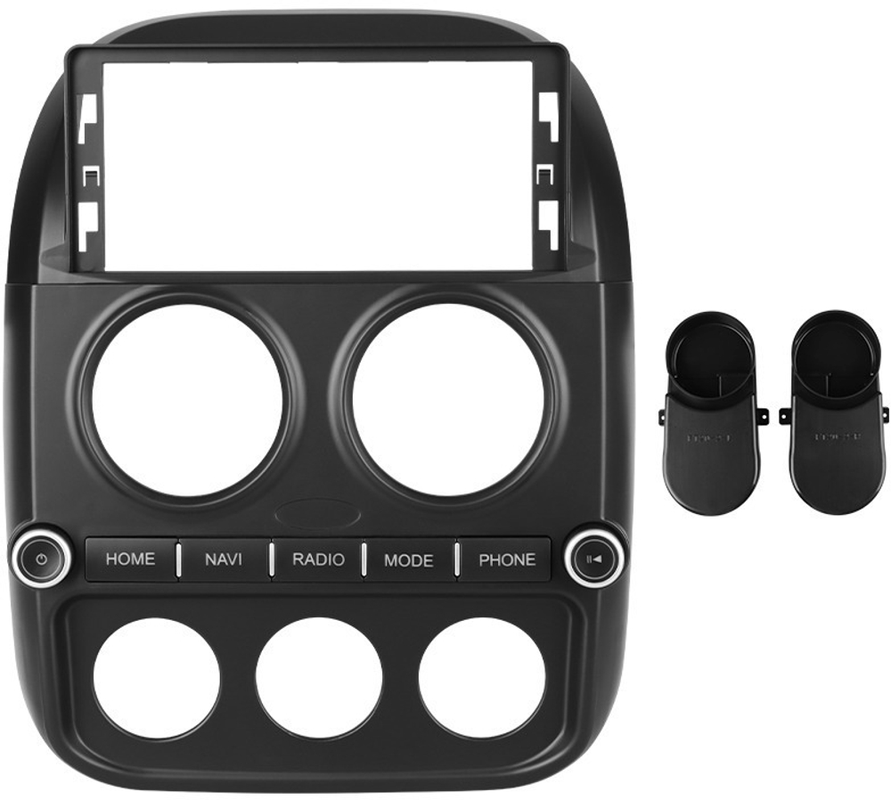 Магнитола для Jeep Compass 2011-2015 - Teyes LUX ONE ROUND монитор 12.3" 2K QLED на Android 10, CarPlay, 4G SIM-слот