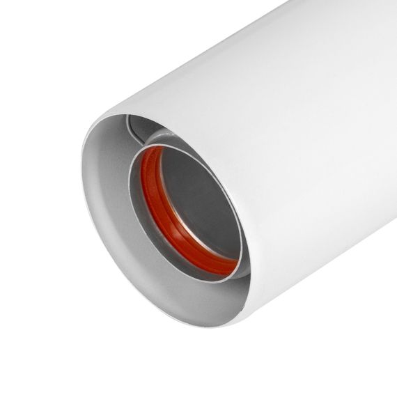 Удлинитель коаксиального дымохода раструбн. Royal Thermo 60/100, 250 мм — (3)