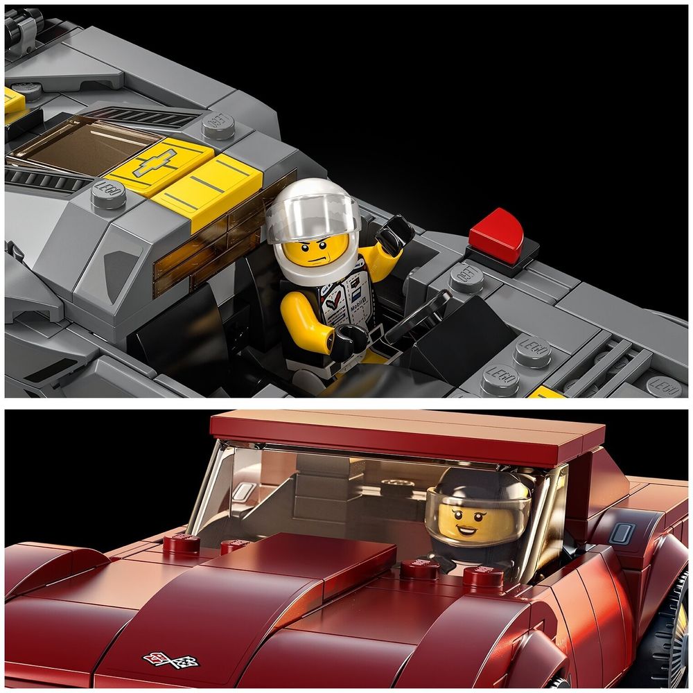 Конструктор LEGO Speed Champions 76903 Chevrolet Corvette C8.R Race Car and 1968 Chevrolet Corvette