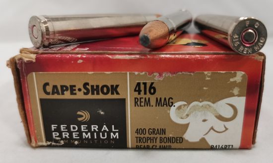 Federal Premium кал. 416 Rem.Mag Trophy Bonded SP 400 gr. Bear Claw