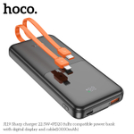 Портативный аккумулятор HOCO J119 10000 mAh PD 20W+22,5W  (черный)
