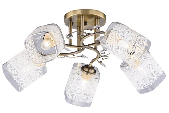 07146/5 BRONZE (1) Люстра (RL)