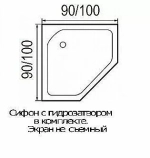 Душевая кабина RIVER PENTA 90