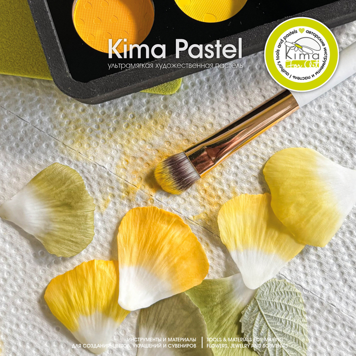 Кисть плоская с укороченным ворсом