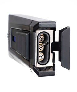 Зажигалка сигарная Colibri Stealth (тройное пламя), черный металлик