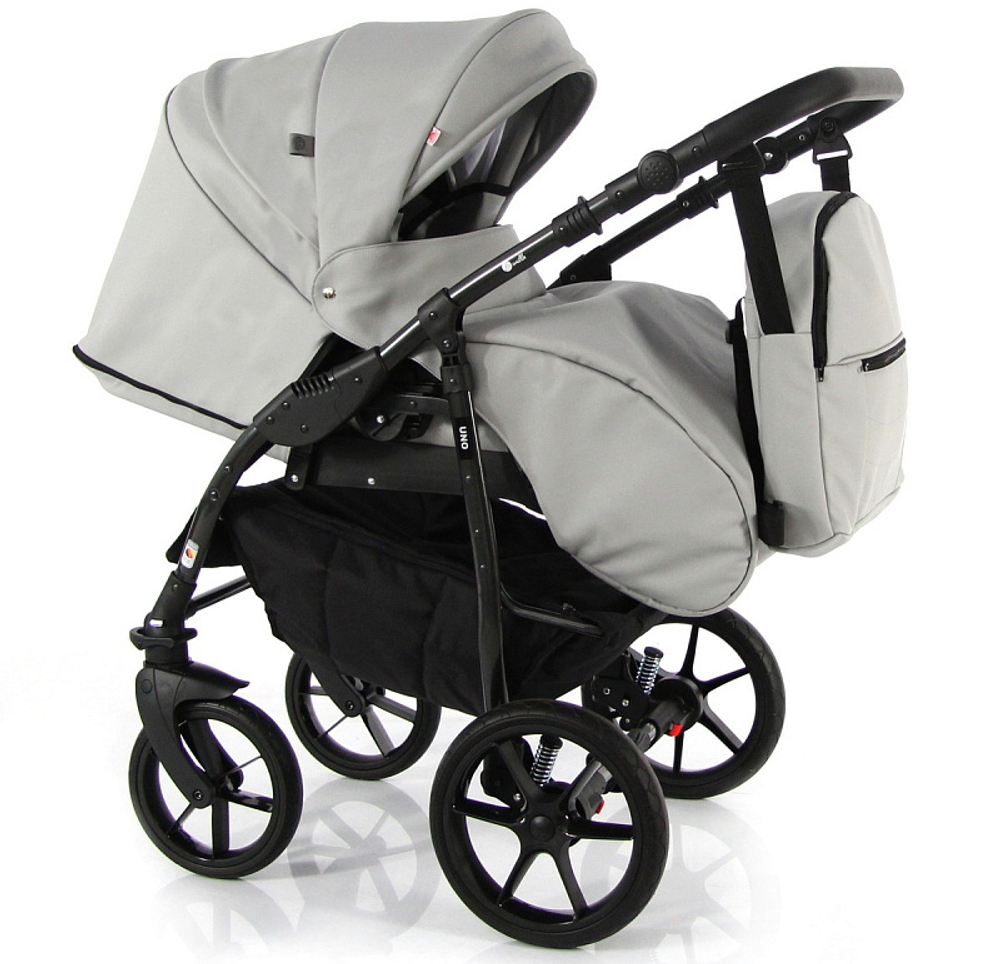 Детская коляска Sevillababy Uno 2 в 1 св.серый экокожа