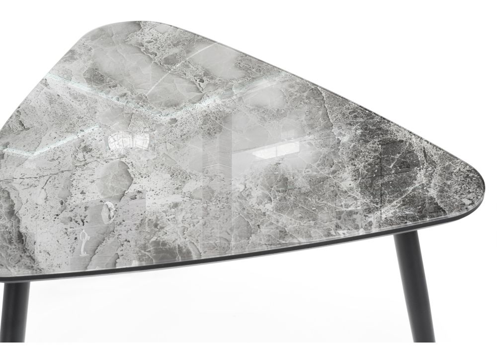 Журнальный столик Рамси 60х60х41 мрамор серый