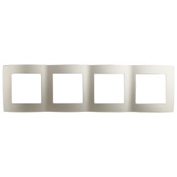 12-5004-15 ЭРА Рамка на 4 поста, Эра12, перламутр | 