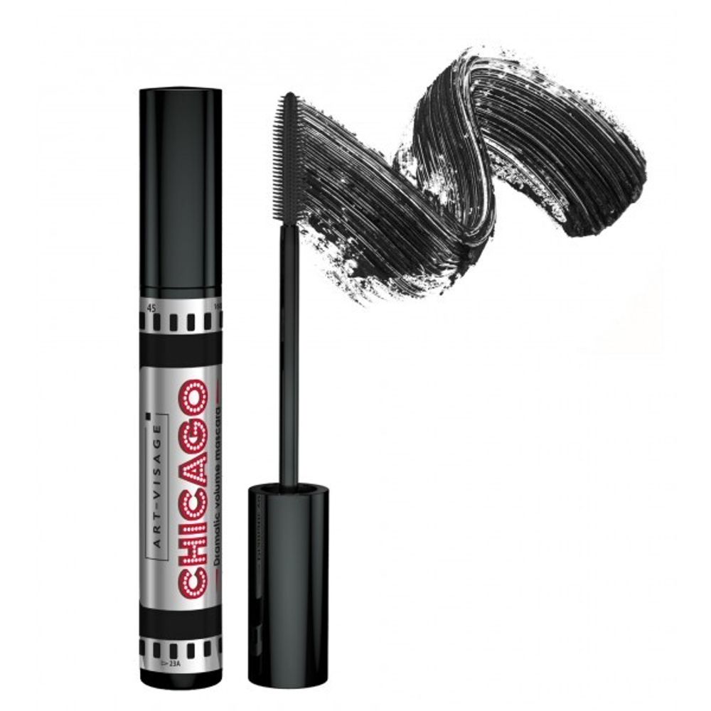 Тушь для ресниц Art-Visage CHICAGO Dramatic Volume Mascara оттенок «Чёрный»