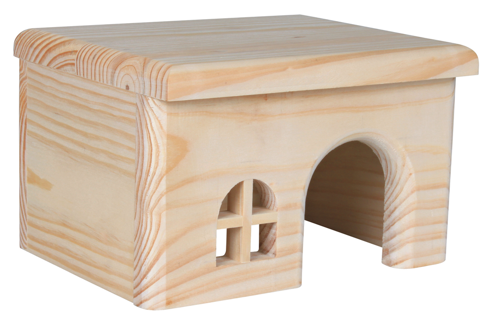 Домик для грызунов Trixie Wooden House M, размер 15х12х15см.