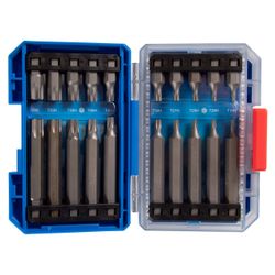 KING TONY (1041CQ-EB) Набор вставок (бит) 10 мм, Torx, Spline, Hex, 41 предмет