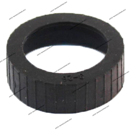 Резинка (аммортизатор) заднего подшипника якоря УШМ перф. Китай (22х25х9) черн.ребр.