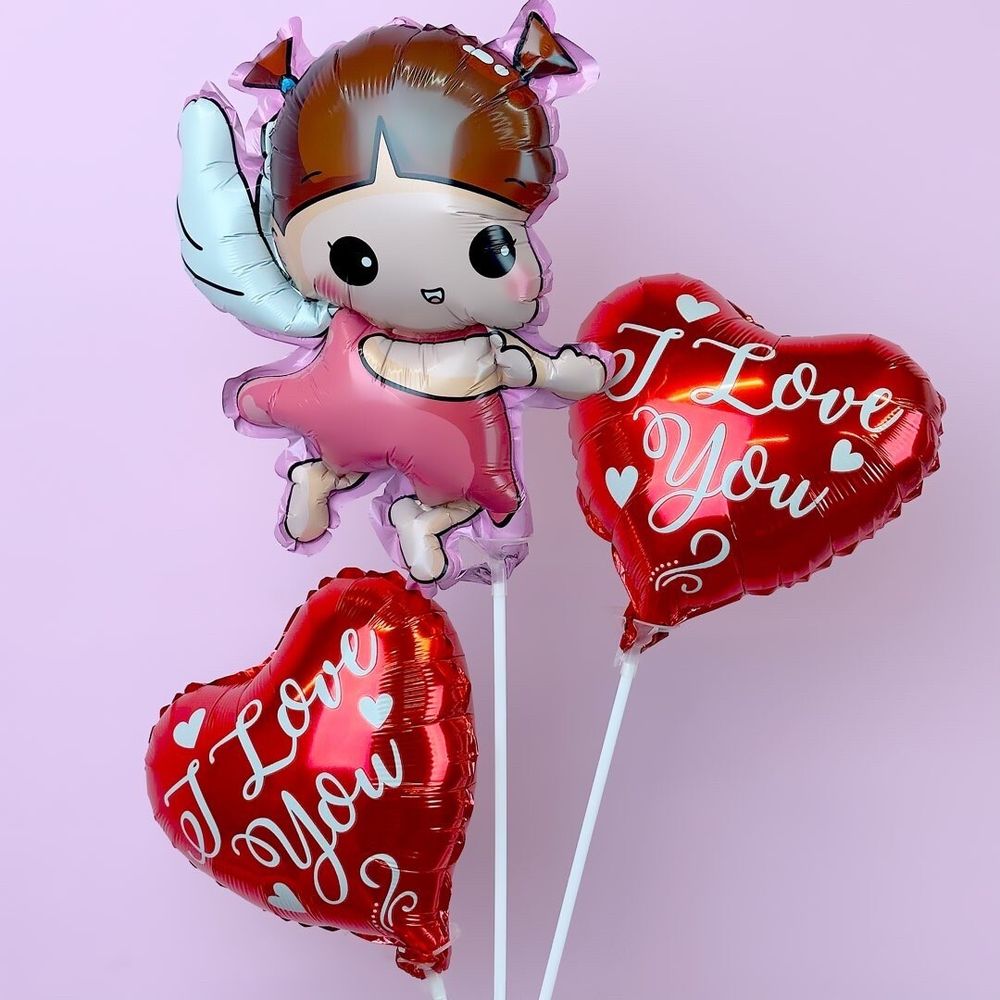 Шар с клапаном (14''/36 см) Мини-фигура, Маленькая Фея, 1 шт.