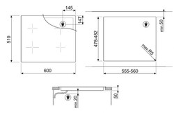 Электрическая варочная панель Smeg SI1M5633D1