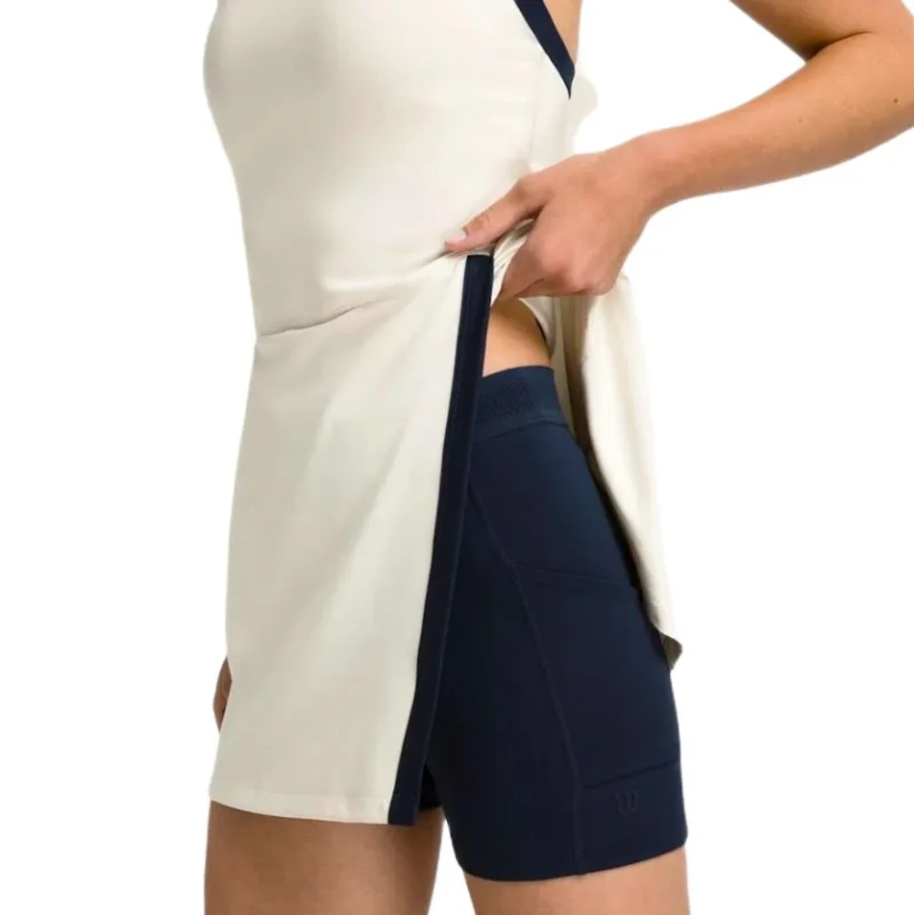 Теннисное платье Wilson Rally Halter Unlined - sandrift