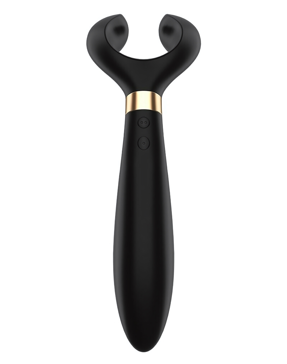 Чёрный вибромассажер для пар Satisfyer Endless Fun (Цвет: черный)