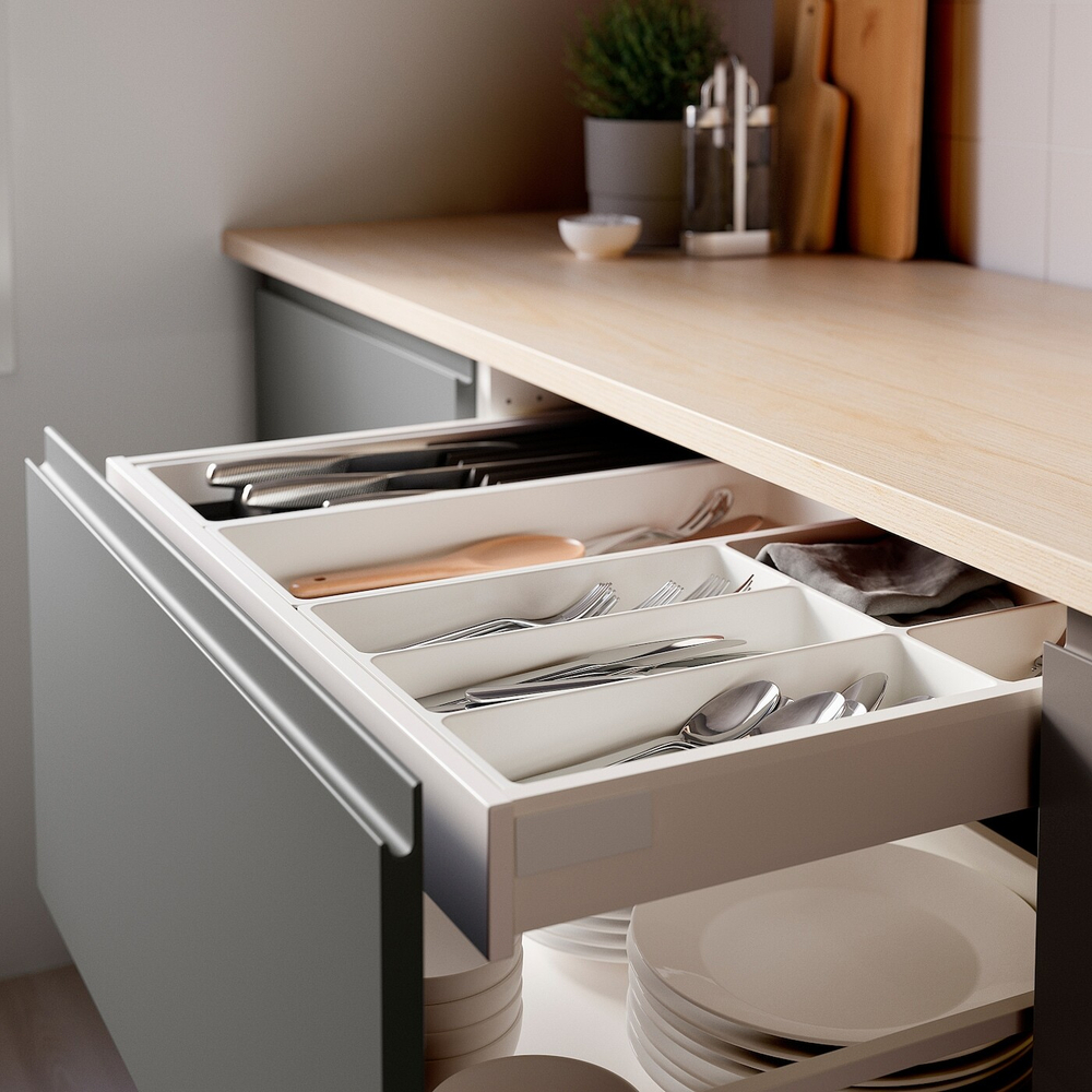 IKEA UPPDATERA  (ИКЕА УППДАТЕРА)  -  Вставка для ящика, белая, 20x50 см