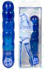 Синий водонепроницаемый вибратор VIVID DREAMS STEFANI