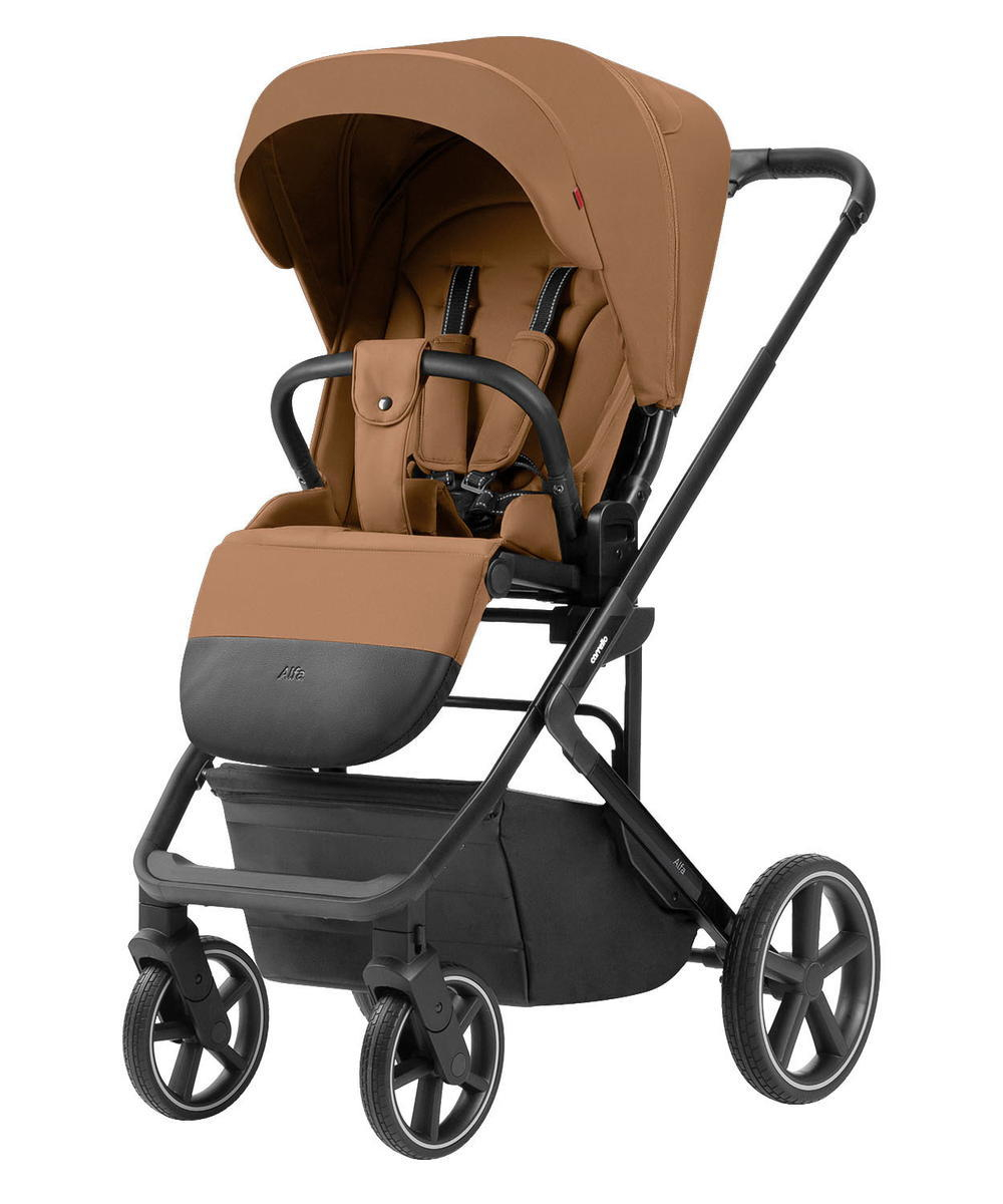 Коляска Carrello Alfa CRL-6522 2025 Nova DK791 Black Line 3 в 1 Honey Beige
