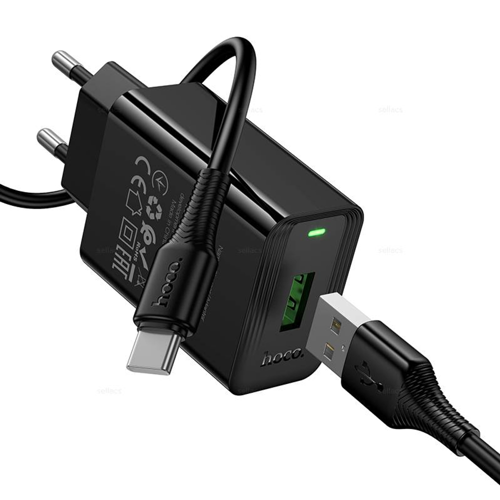Hoco CS92A Leader QC3.0 зарядное устройство набор (Type-C)