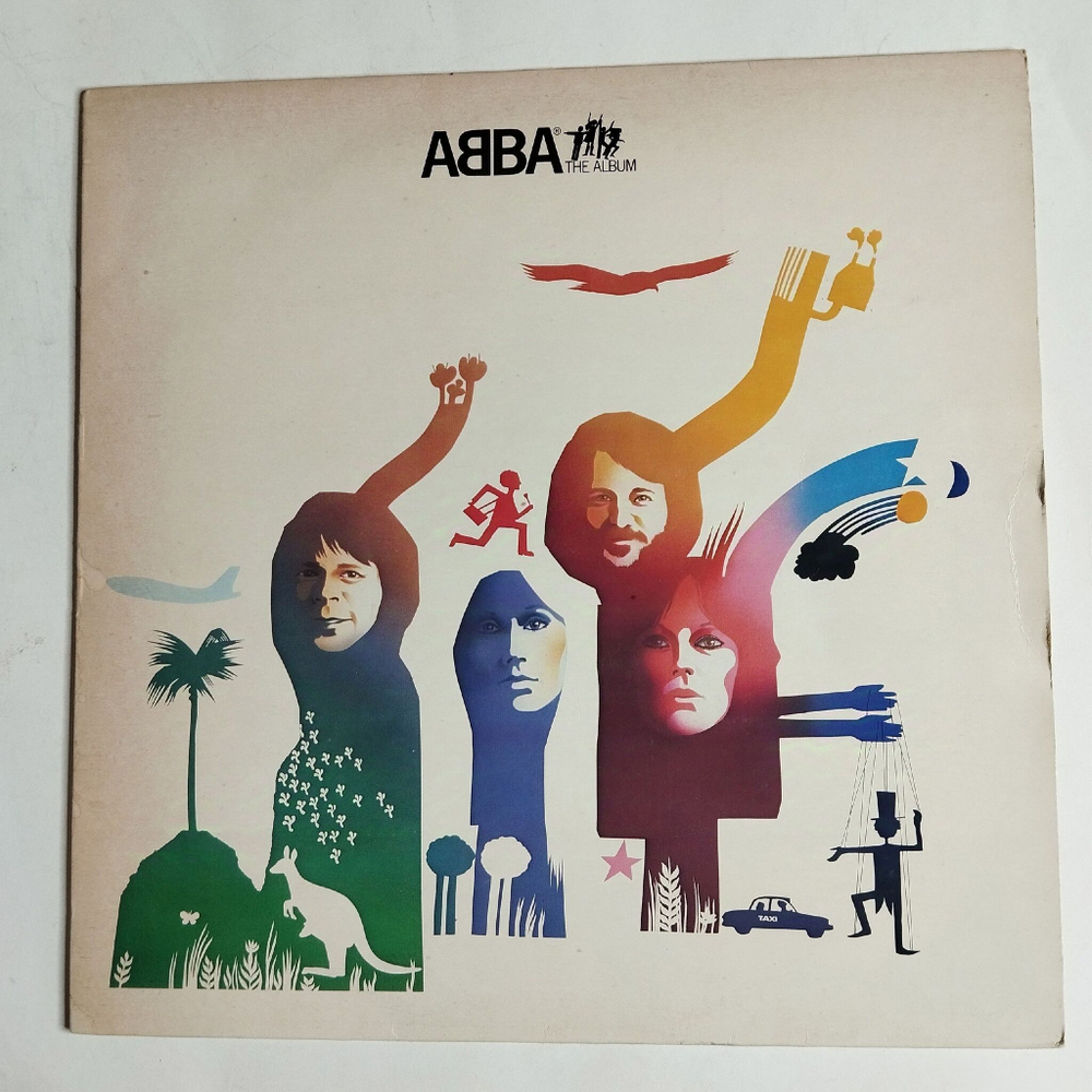 Винтажная виниловая пластинка LP ABBA The Album (Italy 1978)
