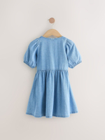 Платье джинсовое для девочки Next E36-499, Синий