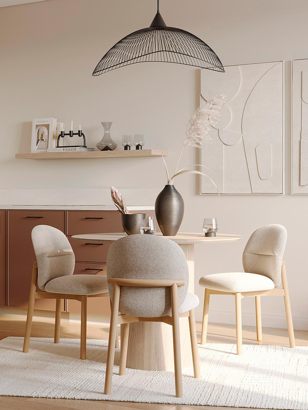 Панно декоративное с эффектом 3d minimalism bubble, 70х100 см