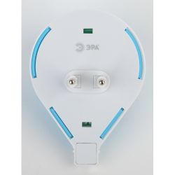 Ночник - светильник светодиодный ЭРА NN-607-LS-BU в розетку с датчиком освещенности синий