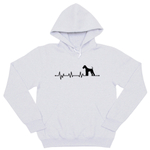 Толстовка "Эрдельтерьер - сердечный ритм"