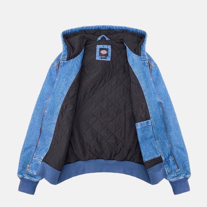 Куртка мужская Dickies Hooded Denim Jacket артикул:DK0A89FBCLB1 - купить в магазине Дайс
