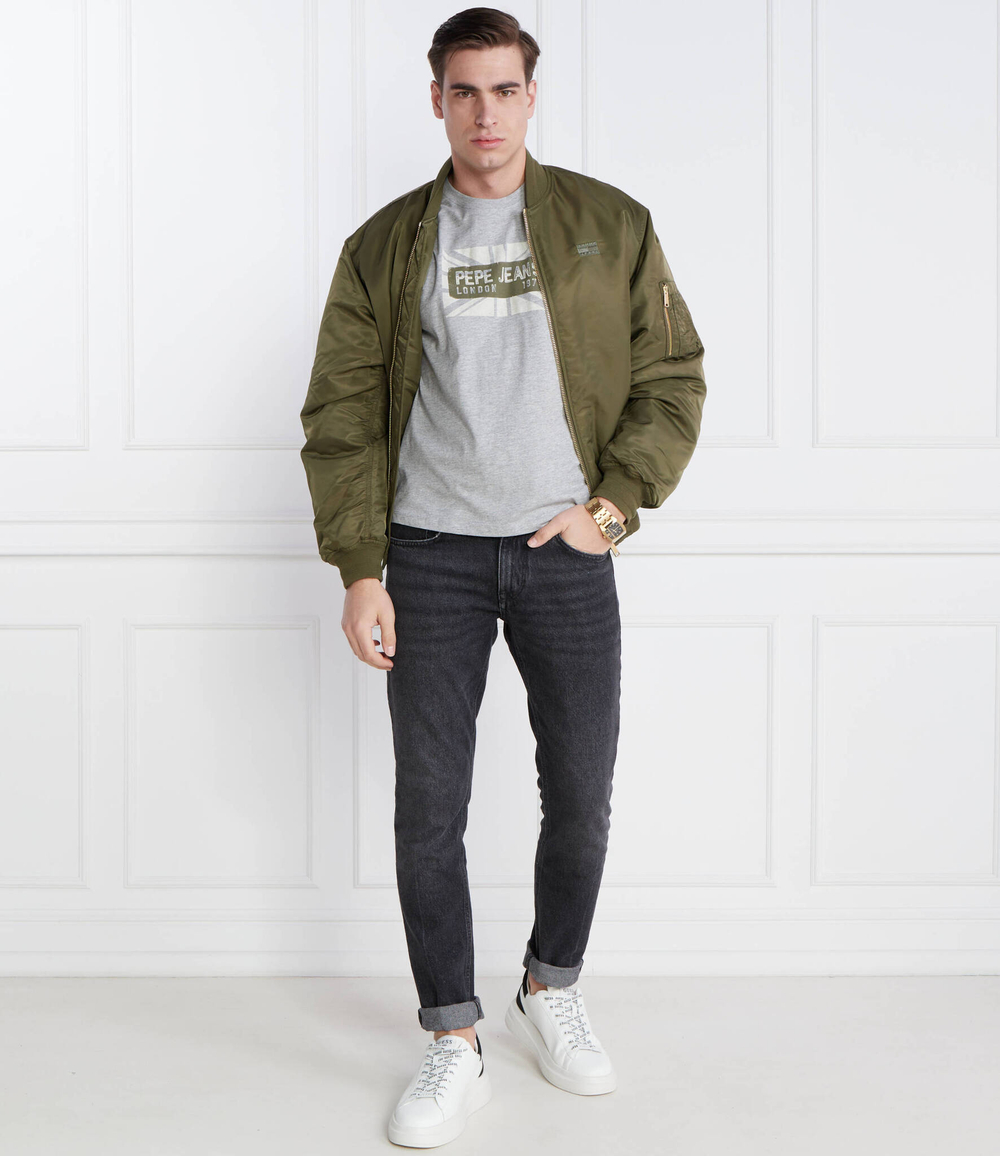 Футболка credick Pepe Jeans London - серый(PM509232)