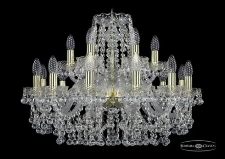 Подвесная люстра Bohemia Ivele 1409/12+6/240/G