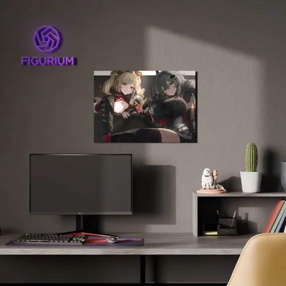 Постер Caesar and Burnice - Zenless Zone Zero