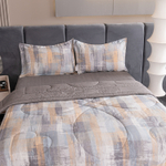 Комплект постельного белья Сатин с Одеялом 100% хлопок на резинке OBR154