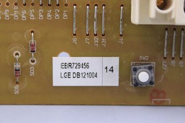 Модуль индикации EBR72945614 стиральных машин LG