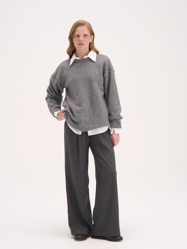 Брюки из смесовой шерсти 