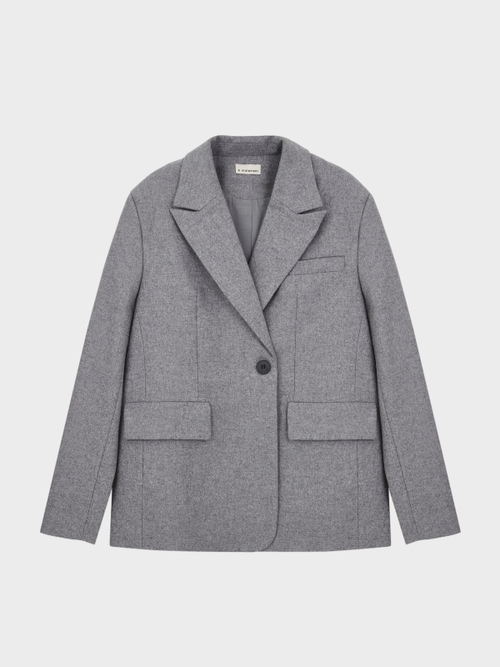 Пиджак в стиле oversize из итальянской шерсти